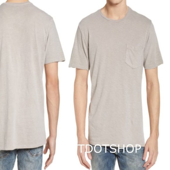 The Rails Garment Washed Pocket Crewneck T Shirt - Picture 2 of 11